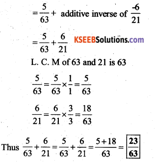 KSEEB Solutions for Class 7 Maths Chapter 9 Rational Numbers Ex 9.2 21