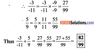 KSEEB Solutions for Class 7 Maths Chapter 9 Rational Numbers Ex 9.2 8