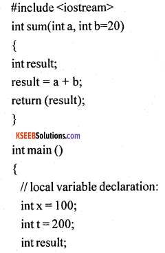 1st PUC Computer Science Model Question Paper 3 with Answer 8