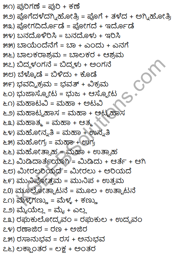 1st PUC Kannada Workbook Answers Bidisi Bareyiri 3