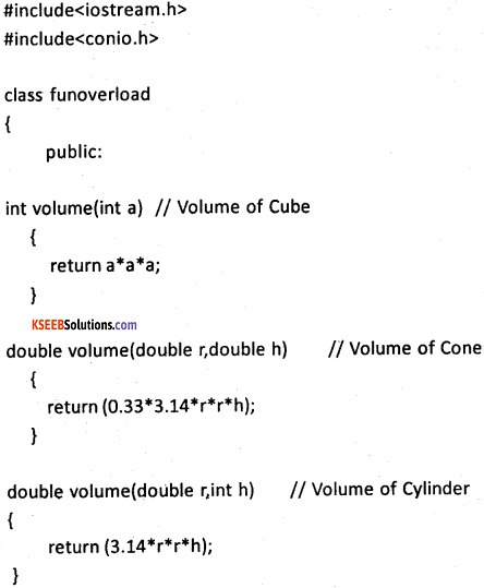 2nd PUC Computer Science Model Question Paper 1 with Answers 11