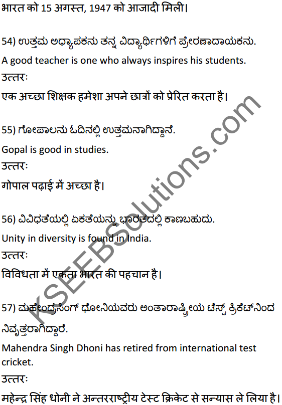 2nd PUC Hindi Workbook Answers अनुवाद 13