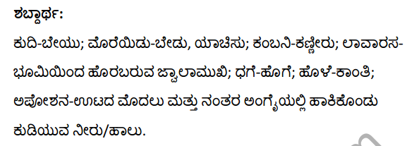 2nd PUC Kannada Textbook Answers Sahitya Sampada Chapter 12 Omme Nagutteve 21
