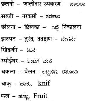 KSEEB Solutions for Class 7 Hindi Chapter 7 रसोईघर 4