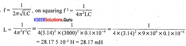 1st PUC Electronics Question Bank Chapter 5 Application of DC and AC to Passive Components .6